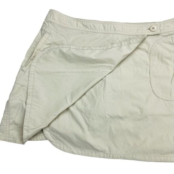 PATAGONIA Solimar A-Line Wrap Skirt Skort Sz 6 - Picture 3 of 8